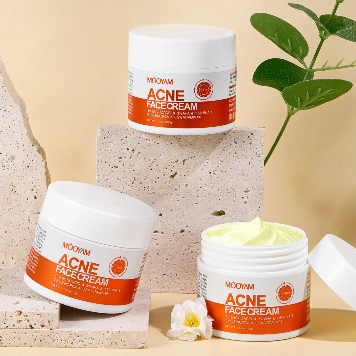 Mooyam Tea Tree Oil Face Cream 50g | Mooyam টি ট্রি অয়েল অ্যাকনে কেয়ার ফেস ক্রিম