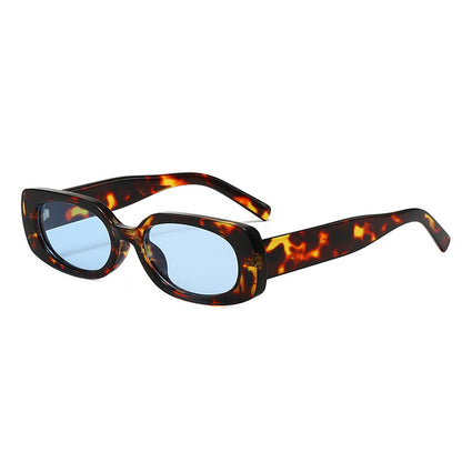 New Stylish Casual Simple Square Small Frame Sunglasses Ins Outdoor Fashion Driving Anti-Uv Sunglasses Trend