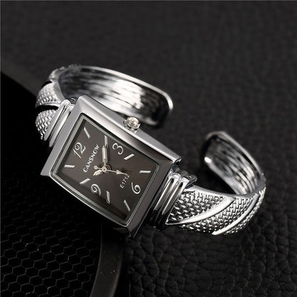 CANSNOW new hot sale Women's Watch All-match golden bracelet personality fashion bracelet quartz watch for women