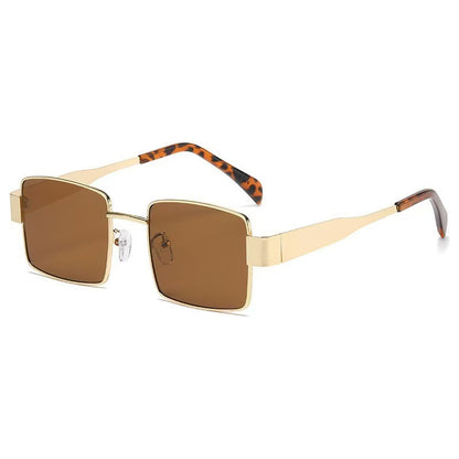 Cross-border New Arc de Triomphe Oval Metal Small Frame Sunglasses Women's High-end Fashion Street Photograph Sunglasses Sunglasses
