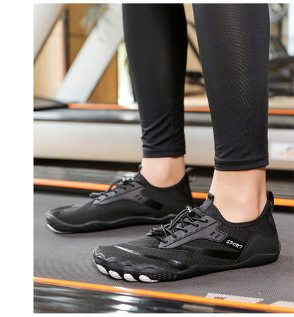 New Outdoor Beach Shoes Swimming Diving Wading Shoes Couple Non-slip Tracing Shoes Hiking Five Finger Fitness Hiking Shoes