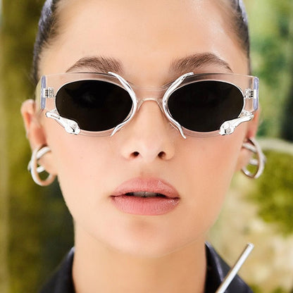 New Korean version of jennie with sunglasses net red with spirit snake sunglasses women cross-border tide sunglasses wholesale