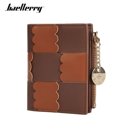 New Women's Short Wallet, Cute, Compact Card Slot, Short Card Holder, Exquisite and Simple Id Bag, Coin Purse for Women