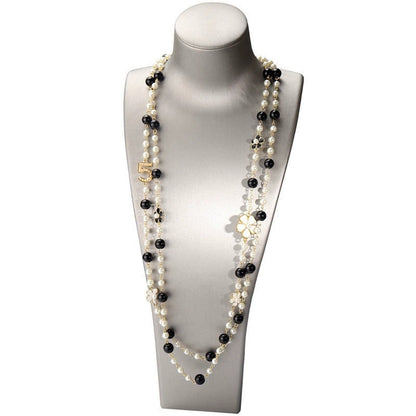 Light Luxury and High-End Multi-Layered Pearl Sweater Chain, Feminine, Simple, Long Autumn and Winter Necklace, Alloy Accessories, Jewelry