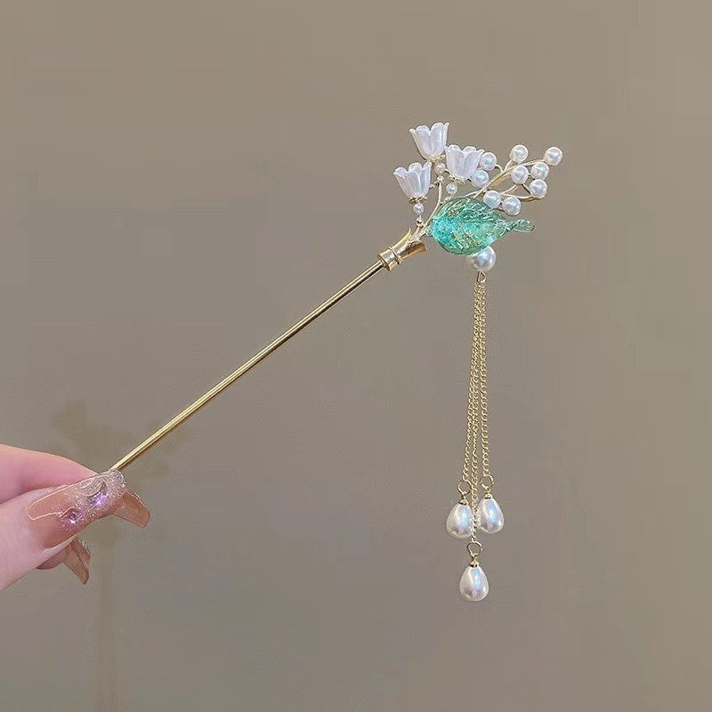 Hair Hairpin Collection Antique Temperament Disc Hair Hairpin Now New Chinese Style High-end Hanfu Accessories Hair Hairpin Headwear Hair Accessories for Women