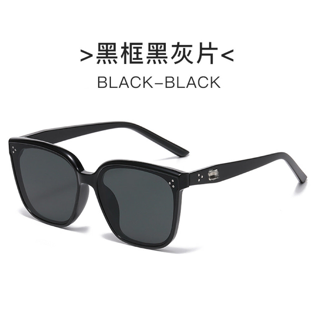 Three-Point Square Gm Sunglasses for Women, High-End Korean Fashion Sunglasses, Trendy Uv Protection Small Frame for Men