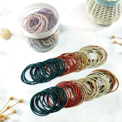 Korean version of thin head rope high elastic small rubber band hair band adult simple head rope women hair rubber band wholesale