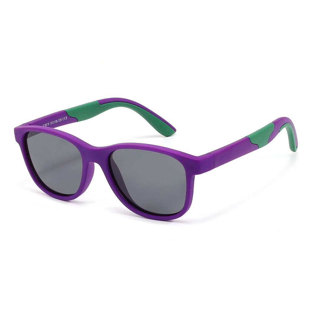 2026 New Children's Polarized Sunglasses Cycling Sunglasses Boys and Girls Sunglasses Outdoor Sports Glasses S707