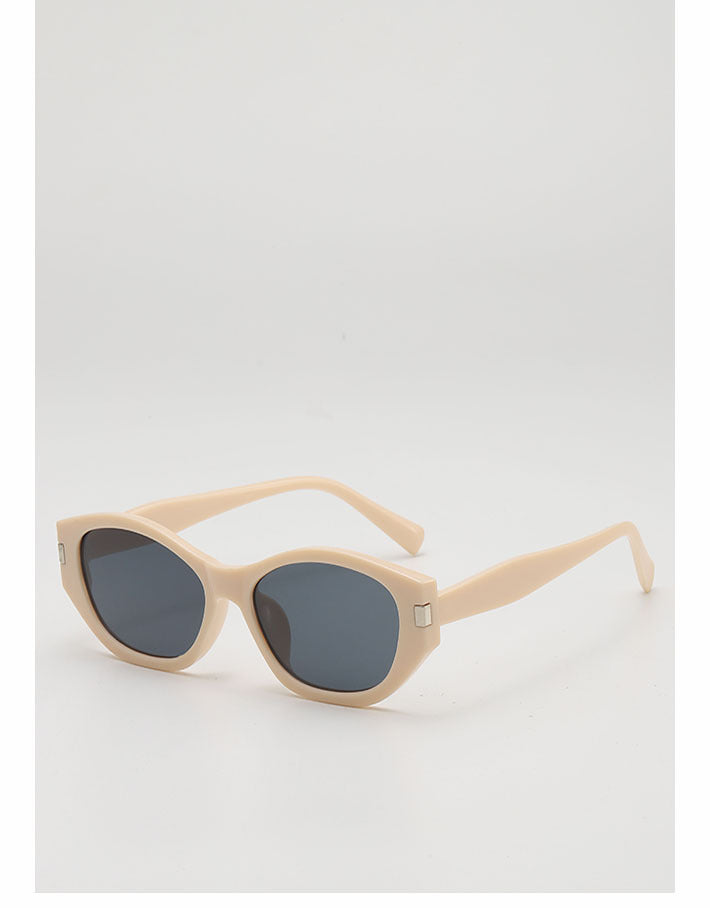Fashion Retro Cat's Eye Distinctive Anti-UV Sunglasses Women's High-Level Street Photoshoot Concave Sunscreen Decorative Sunglasses