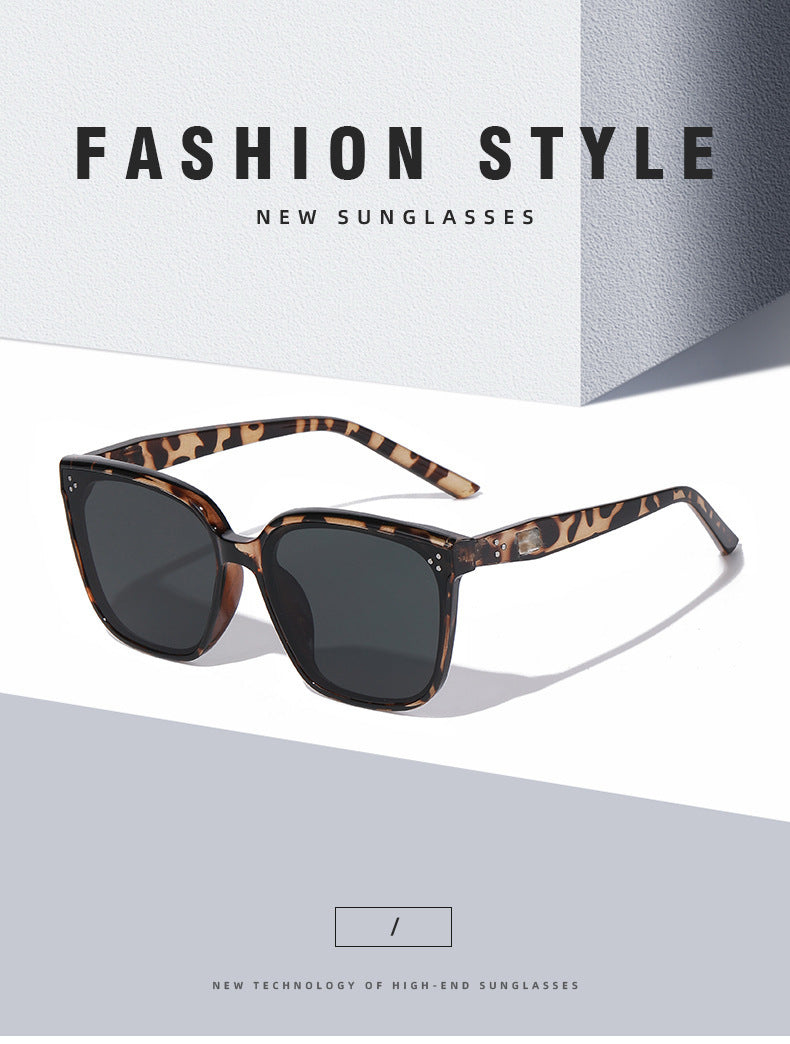 Three-Point Square Gm Sunglasses for Women, High-End Korean Fashion Sunglasses, Trendy Uv Protection Small Frame for Men