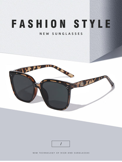 Three-Point Square Gm Sunglasses for Women, High-End Korean Fashion Sunglasses, Trendy Uv Protection Small Frame for Men