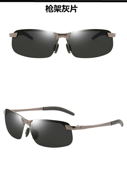 Polarized Glasses 3043 Color Changing Polarized Sunglasses Men's Fashion Fish Shooting Color Changing Glasses Outdoor Sports Sunglasses
