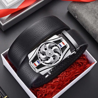 Time-to-time belt men's belt automatic buckle trembles fast hand explosion casual Joker simple fashion wholesale generation hair
