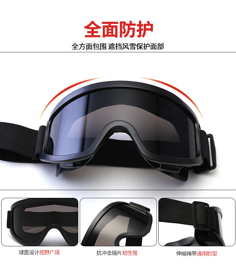 Ski Mountaineering Goggles for Men and Women, Outdoor Sports Sunglasses, Motorcycle Goggles, Cycling Windproof Sunglasses, Trendy 3048