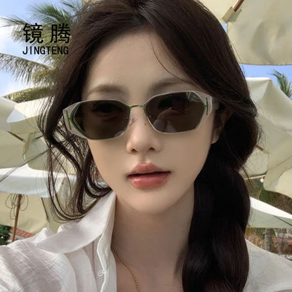 Small ice sunglasses women's high-end sense retro potato glasses 2025 new sunglasses UV protection