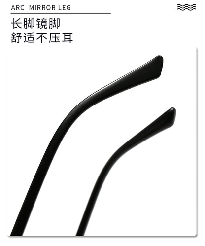 Metal Sunglasses New Trendy Cat-Eye Sunglasses for Men and Women Double Bridge Glasses in Stock Wholesale Polarized Sunglasses