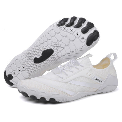 New Outdoor Beach Shoes Swimming Diving Wading Shoes Couple Non-slip Tracing Shoes Hiking Five Finger Fitness Hiking Shoes