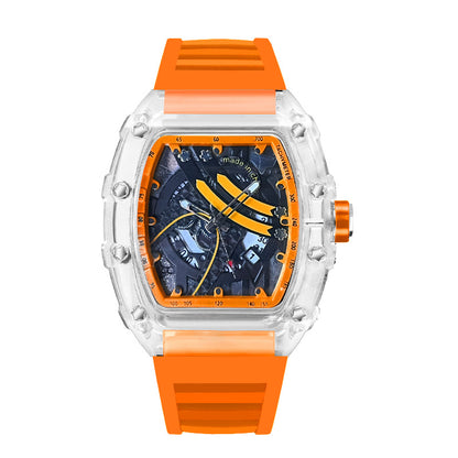 Zido's New Richard Men's Gift Barrel-Shaped Casual Youth High-End Fashion Handsome Trendyy Watch