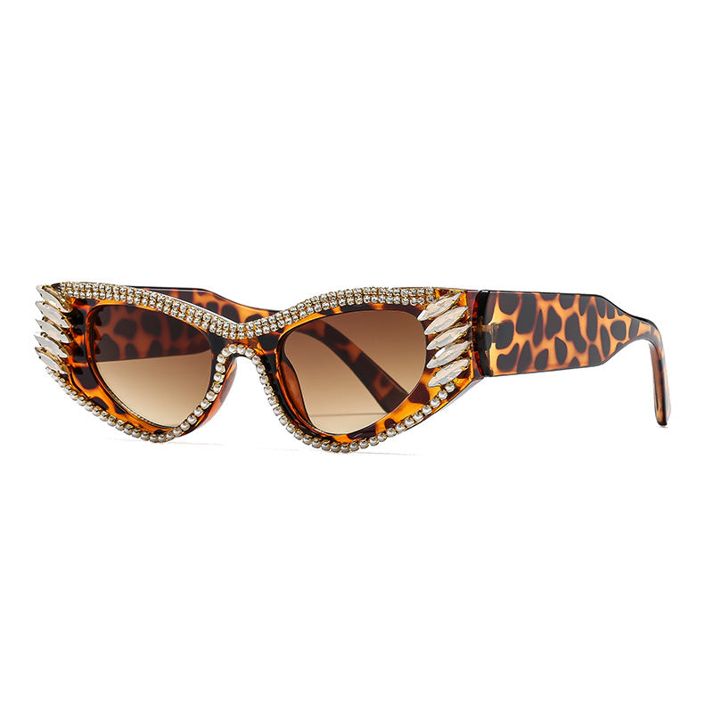 New Cross-Border European and American Cat-Eye Sunglasses for Women, Outdoor Driving and Driving Uv Protection Sunglasses