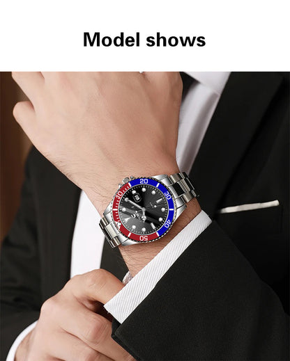 Swiss CHAXIGO quartz watch cross-border watch wholesale new green water ghost quartz luminous waterproof men's watch