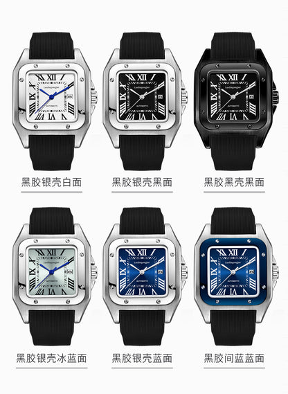 Hollow striped shandushi automatic mechanical wholesale men's watch men's atmospheric large dial waterproof mechanical watch