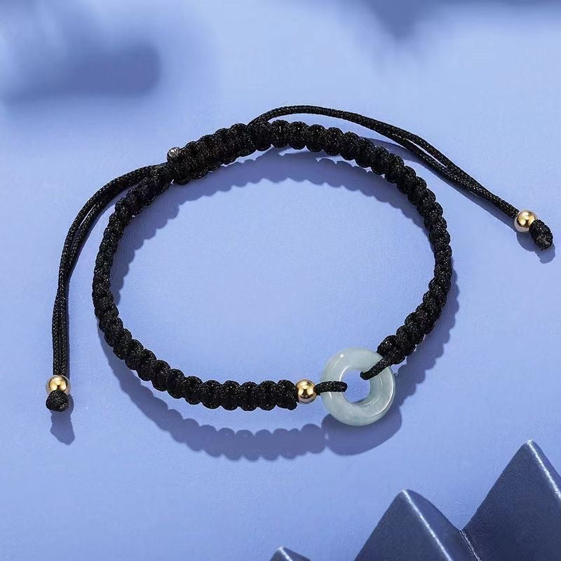 New Chinese Style Design Sense Plum Blossom Woven Bracelet for Women Chinese Style Adjustable Woven Hand Rope Gifts Hand Woven Rope