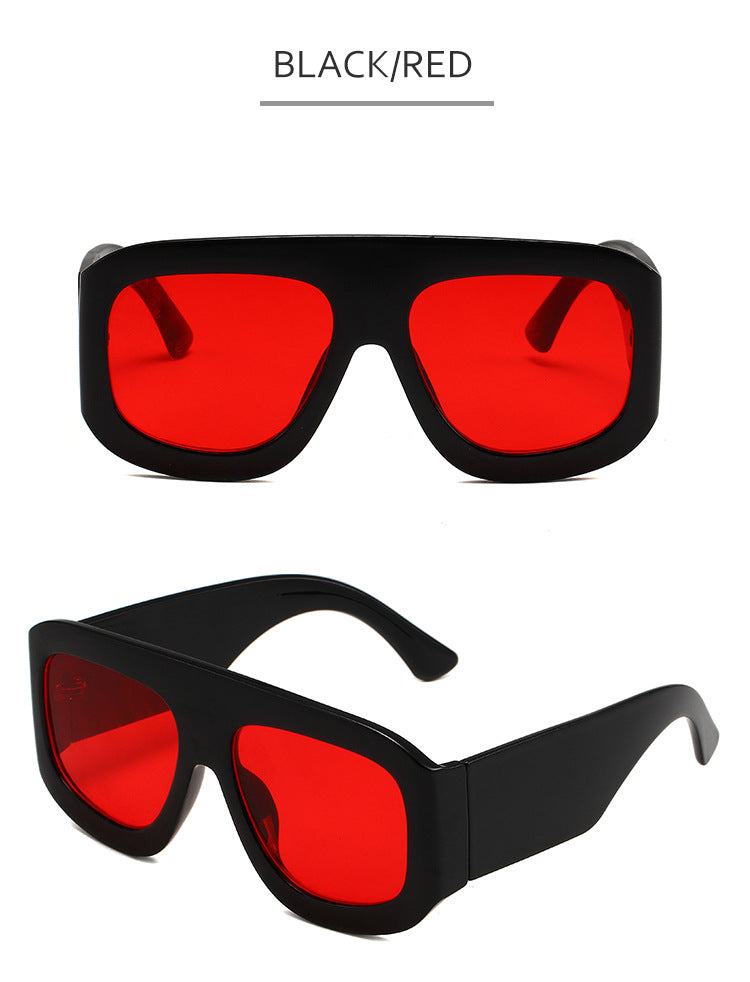 2024 generous frame European and American simple sunglasses fashion wear party party sunglasses for men and women