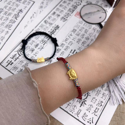 New Chinese Style Design Sense Plum Blossom Woven Bracelet for Women Chinese Style Adjustable Woven Hand Rope Gifts Hand Woven Rope