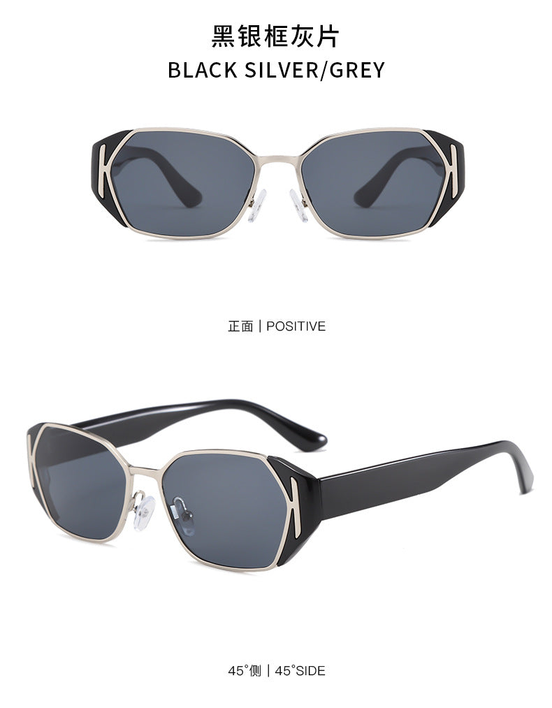 Small ice sunglasses women's high-end sense retro potato glasses 2025 new sunglasses UV protection