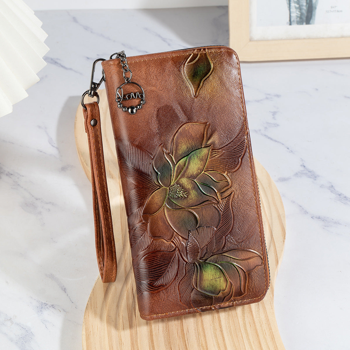 2025 Factory Direct Supply New Women's Wallet Retro Color Polished Multi-Card Slot Long Bag Wholesale Cross-Border