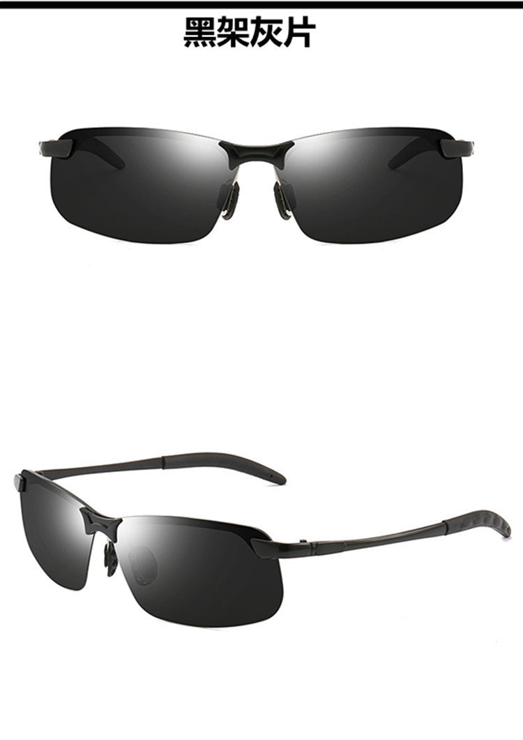 Polarized Glasses 3043 Color Changing Polarized Sunglasses Men's Fashion Fish Shooting Color Changing Glasses Outdoor Sports Sunglasses