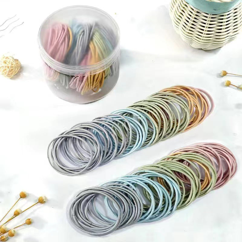 Korean version of thin head rope high elastic small rubber band hair band adult simple head rope women hair rubber band wholesale