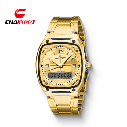 CHAXIGO fashion men's watch luminous waterproof alloy men's square electronic watch a generation of hair