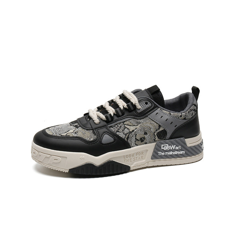 National Trend Men's Shoes 2024 Autum New Breathable Canvas Shoes Men's Niche Original Casual Shoes Sneakers Thick-Soled Student Shoes