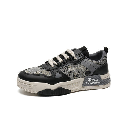 National Trend Men's Shoes 2024 Autum New Breathable Canvas Shoes Men's Niche Original Casual Shoes Sneakers Thick-Soled Student Shoes