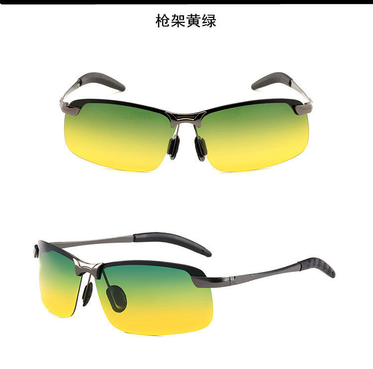 Polarized Glasses 3043 Color Changing Polarized Sunglasses Men's Fashion Fish Shooting Color Changing Glasses Outdoor Sports Sunglasses