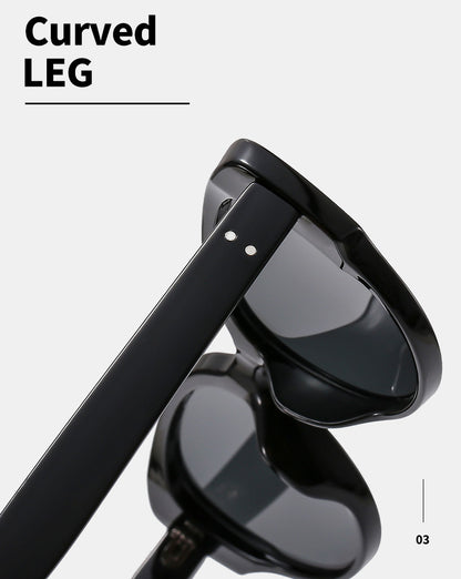 Sunglasses for Women, Retro Cat-Eye Fashion Stylish Small Frame Trendy Cool Sunglasses for Men 2025 New Sun Protection High-End Glasses