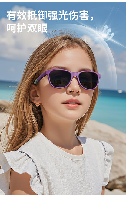 2026 New Children's Polarized Sunglasses Cycling Sunglasses Boys and Girls Sunglasses Outdoor Sports Glasses S707