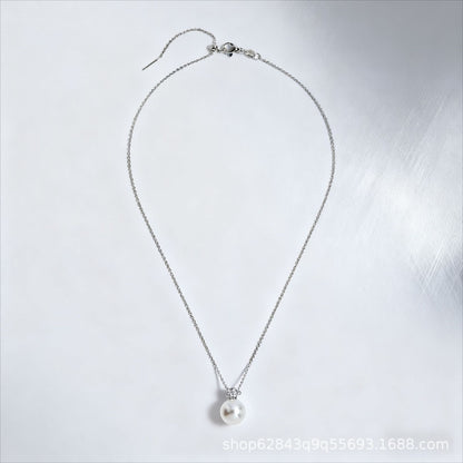 Princess Pearl Necklace, Princess Diana Style, Light Luxury Small Pendant, Various Design Necklaces, Starry Pearl Necklace