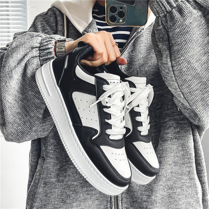 Men's Shoes Trendy Shoes 2024 New Summer Niche Trendy Thick Bottom White Shoes Student Sports Casual Shoes for Men