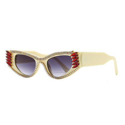 New Cross-Border European and American Cat-Eye Sunglasses for Women, Outdoor Driving and Driving Uv Protection Sunglasses