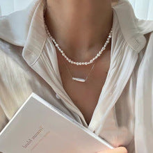 Multi-layer stacked Shijia pearl sweater chain long necklace women's round strong light Joker feeling autumn and winter accessories manufacturers batch