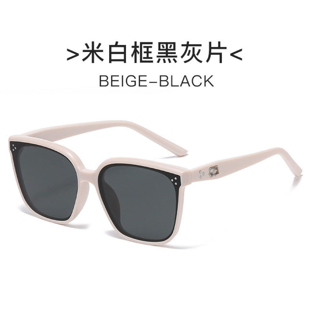 Three-Point Square Gm Sunglasses for Women, High-End Korean Fashion Sunglasses, Trendy Uv Protection Small Frame for Men