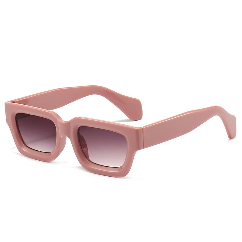 Retro Concave Small Frame Square Sunglasses 2023 New Sunglasses European and American Cross-Border Street Photography Sun Protection Trendy Sunglasses