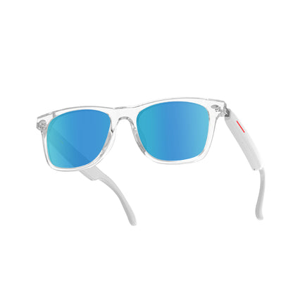 Smart Ai Bluetooth Translation Glasses, Sunglasses, Polarized, Anti-Uv, Anti-Blue Light, Listening to Music and Calls, Transparent Lens Replacement