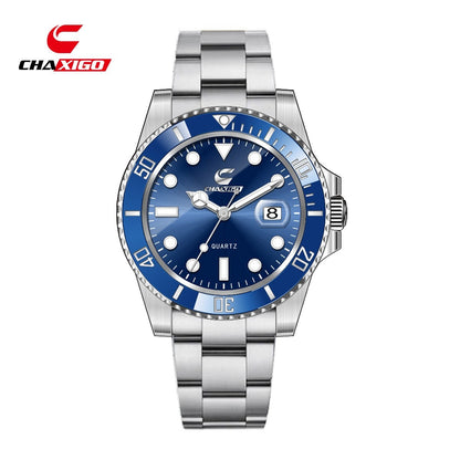 Swiss CHAXIGO quartz watch cross-border watch wholesale new green water ghost quartz luminous waterproof men's watch