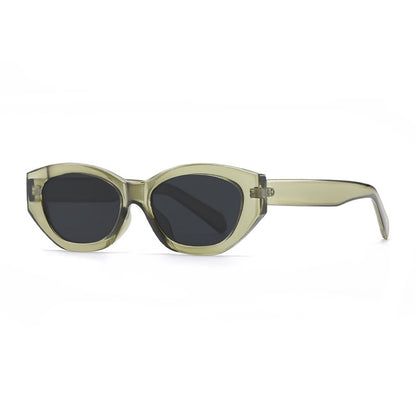 Xin Zhilei Same Style Cat's Eye Sunglasses Women's High-end Retro Polarized Sunglasses UV-proof Proximity Scopes