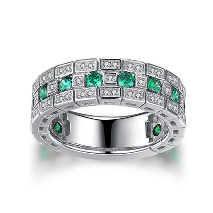 Amazon cross-border e-commerce niche design high-end ring women's classic all-match plain ring ring r7112