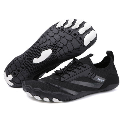 New Outdoor Beach Shoes Swimming Diving Wading Shoes Couple Non-slip Tracing Shoes Hiking Five Finger Fitness Hiking Shoes