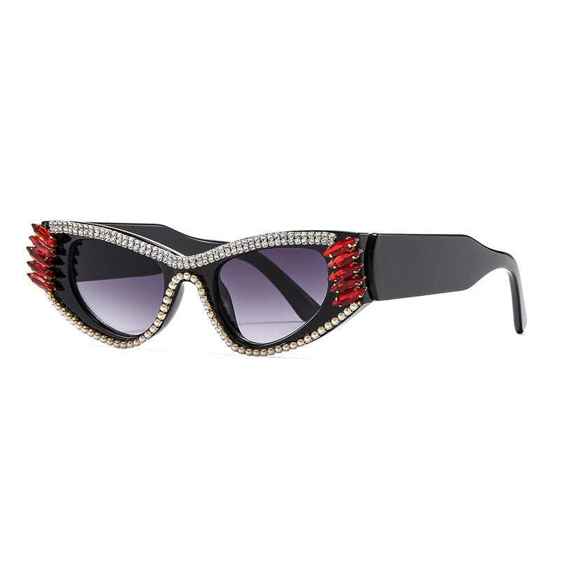 New Cross-Border European and American Cat-Eye Sunglasses for Women, Outdoor Driving and Driving Uv Protection Sunglasses